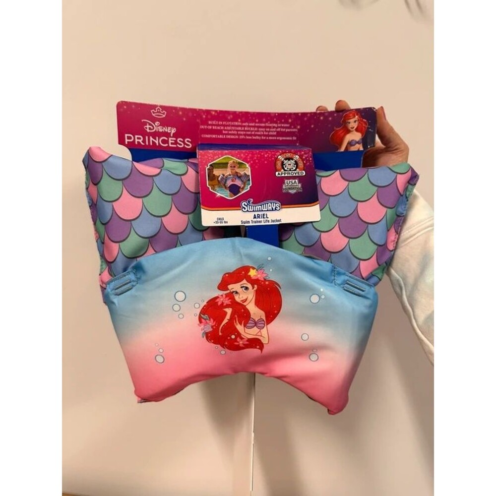 Swimways Disney Princess Ariel Life Jacket 33-55 lbs
